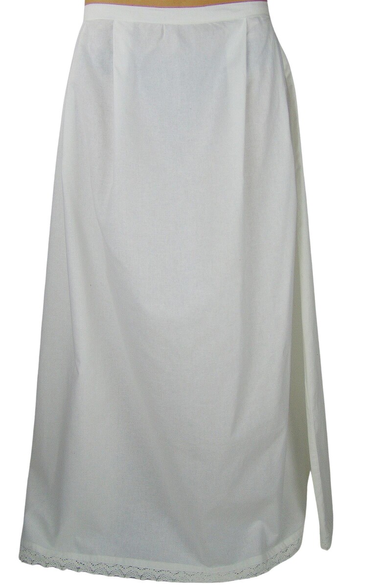 Petticoat with ruffle "Manon" White S/M