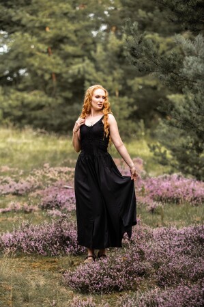 Abito corpetto "Jasmin" Nero S/M