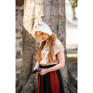 Medieval bonnet "Claire" Natural