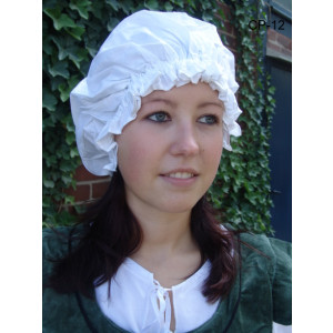 Medieval bonnet "Celine" White