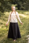 Camicetta medievale a maniche corte "Vera" Colori canapa XS