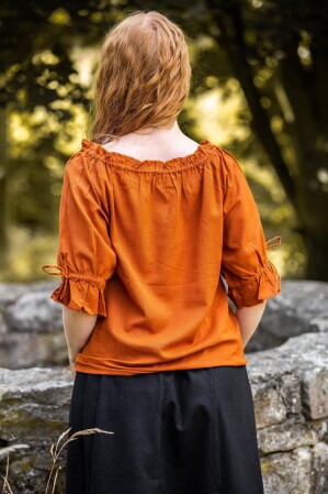 Blouse médiévale à manches courtes "Vera" Rost M