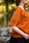 Medieval short sleeve blouse "Vera" Grille XL