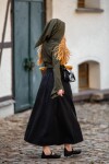 Geschnürtes Oberteil "Lea" - Olivgrün XS