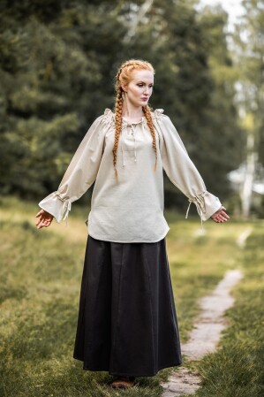 Blusa medieval "Morgan" Natural M