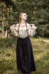 Camicetta medievale "Morgan" Naturale XXL