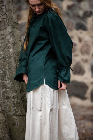 Blouse médiévale "Morgan" Vert S