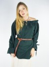 Blouse médiévale "Morgan" Vert L