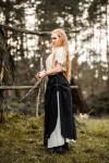 Mittelalter Kurzarmbluse "Verena" Natur XL