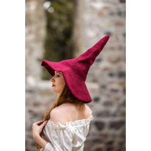 Chapeau de sorcière "Agata" Rouge