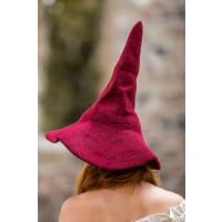 Chapeau de sorcière "Agata" Rouge