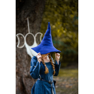 Chapeau de sorcière "Agata" Bleu