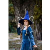 Chapeau de sorcière "Agata" Bleu
