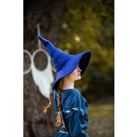 Sombrero de bruja "Agata" Azul