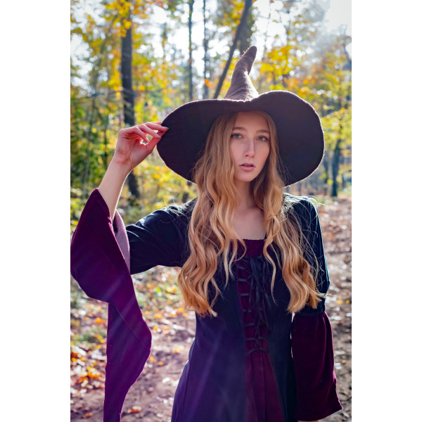 Witch Hat "Agata" Brown