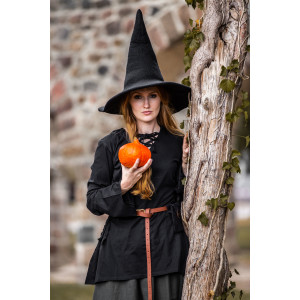 Witch hat "Agata" Black