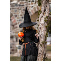 Witch hat "Agata" Black