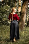 Camicetta medievale "Edith" Rosso L