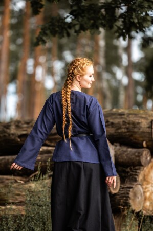 Medieval Blouse "Tilda" Blue S