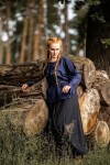 Medieval Blouse "Tilda" Blue S