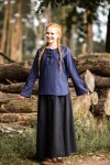Medieval Blouse "Tilda" Blue S
