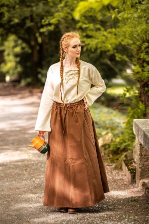 Mittelalter Bluse "Tilda" Natur S