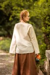 Blouse médiévale "Tilda" Ècru L