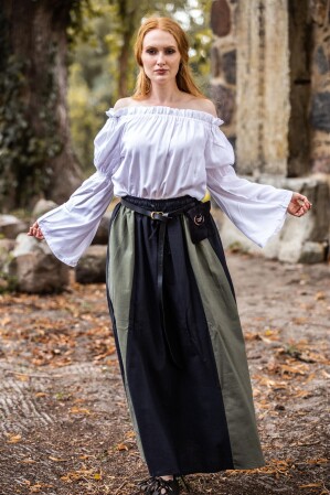 Camicetta classica medievale "Emma" Bianca S/M