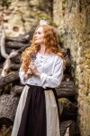 Medieval Blouse "Tilda" White S