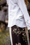 Blusa medieval "Tilda" Blanco M