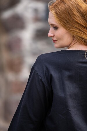 Medieval Blouse "Tilda" Black S