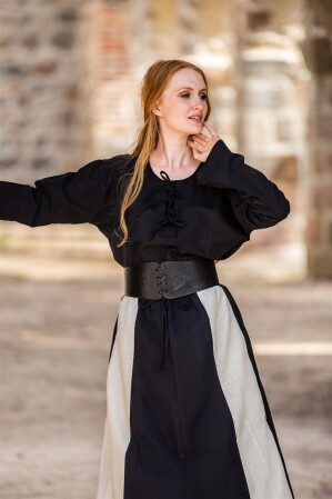 Blusa medieval "Tilda" Negro M
