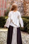 Klassische Mittelalterbluse "Emma" Natur S/M