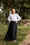 Blouse médiévale "Edith" Blanc S