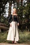 Medieval blouse "Edith" Black XL