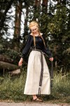Medieval blouse "Edith" Black XL
