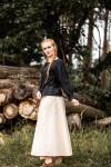 Medieval Blouse "Edith" Black M
