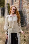 Medieval blouse "Edith" Hemp XL