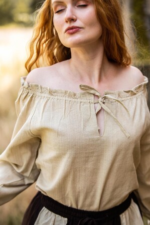 Medieval blouse "Edith" Hemp XS