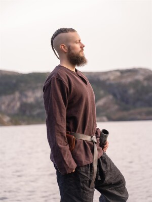 Túnica vikinga "Ivar" Marrón XL