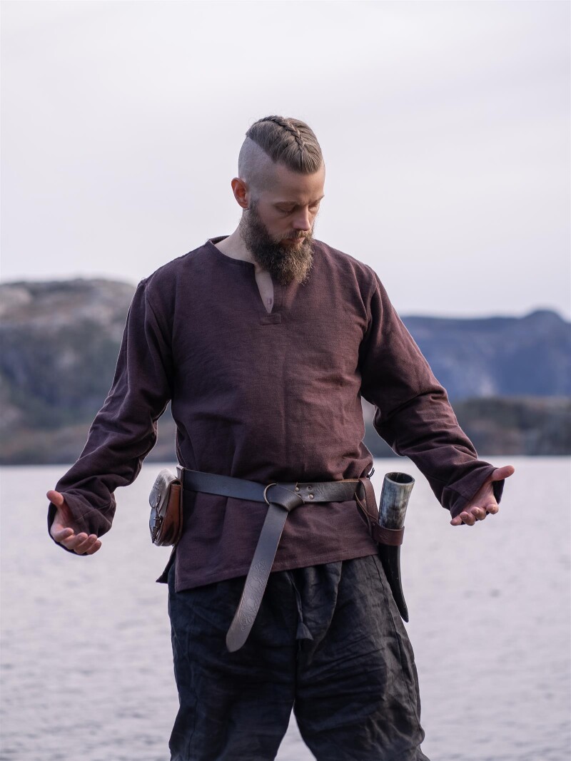 Túnica vikinga "Ivar" Marrón M