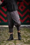 Knee breeches with lower leg lacing "Laurence" Brown XL