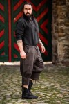 Kniebundhose mit Unterbeinschnürung "Laurence" Braun L
