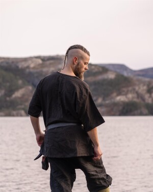 Wikinger-Kurzarmtunika "Olaf" Braun S