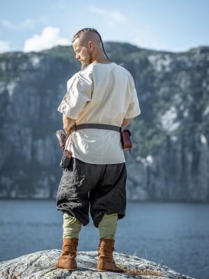 Wikinger-Kurzarmtunika "Olaf" Natur S