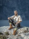 Wikinger-Kurzarmtunika "Olaf" Natur S