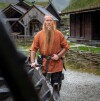 Viking short sleeve tunic "Olaf" brick Red XXL