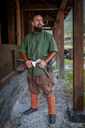 Viking short sleeve tunic "Olaf" green XXXL