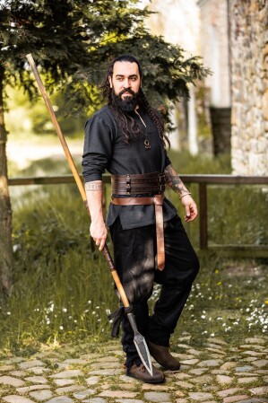 Viking tunic "Ivar" Black S