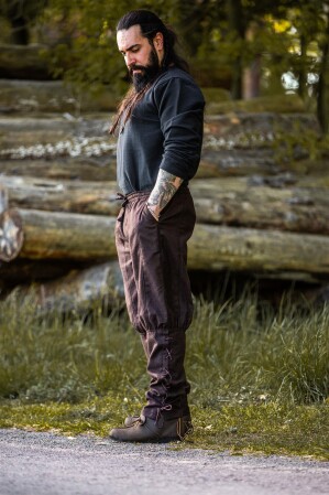 Viking wool trousers "Jorgen" Brown M